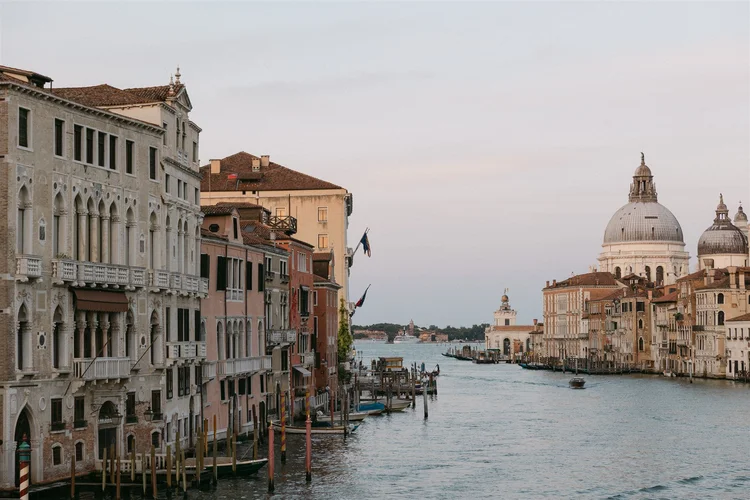 The Grand Canal and the dome of Santa Maria della Salute