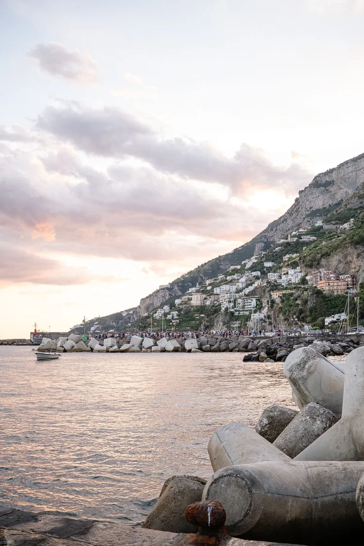 The cliffs and villages of the Amalfi Coast