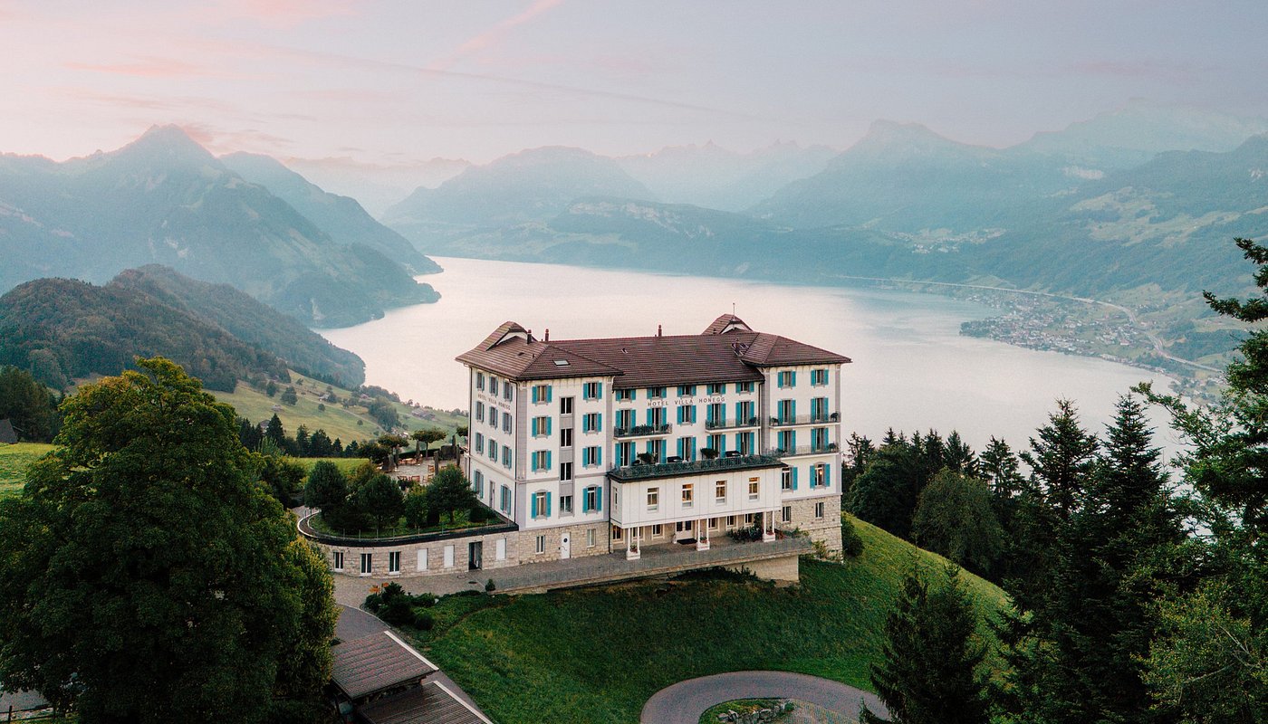 Hotel Villa Honegg above Lake Lucerne, a Switzerland elopement venue