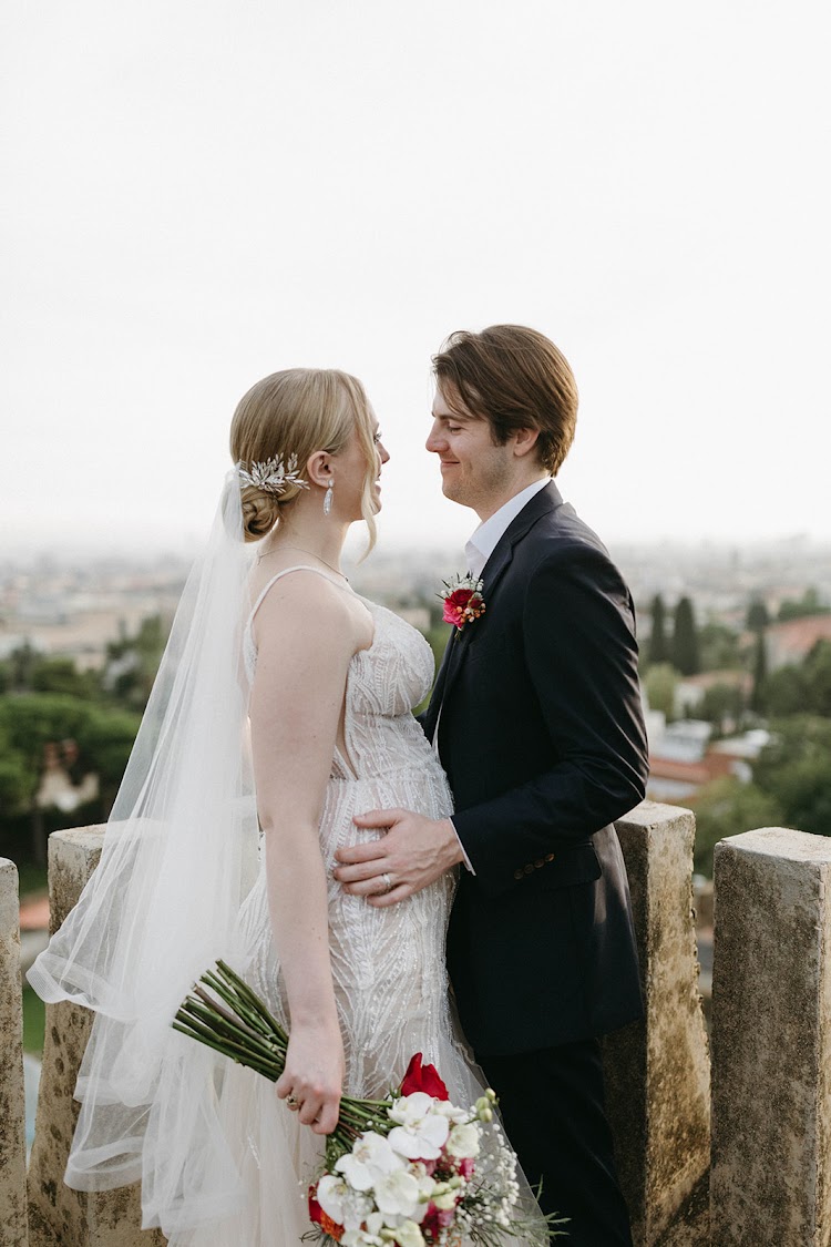 Elope at a Gaudí tower in Barcelona, Spain — already designed elopement in Spain