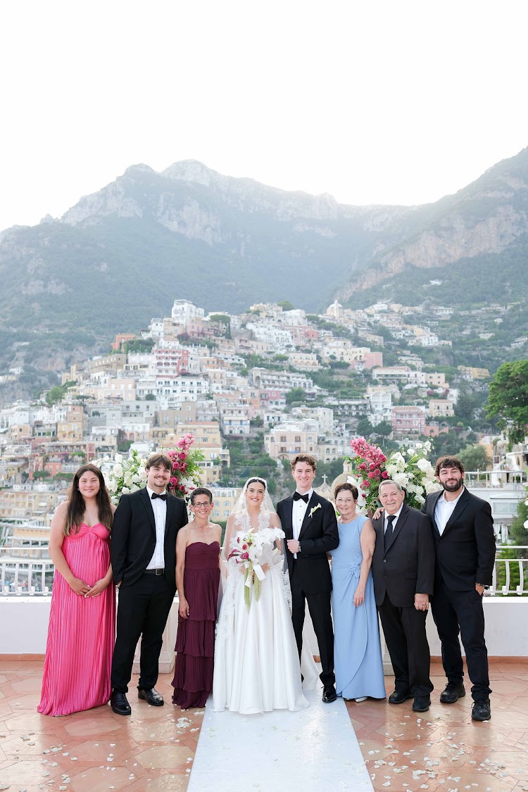 Vows on a rooftop terrace above Positano — already designed elopement in Italy