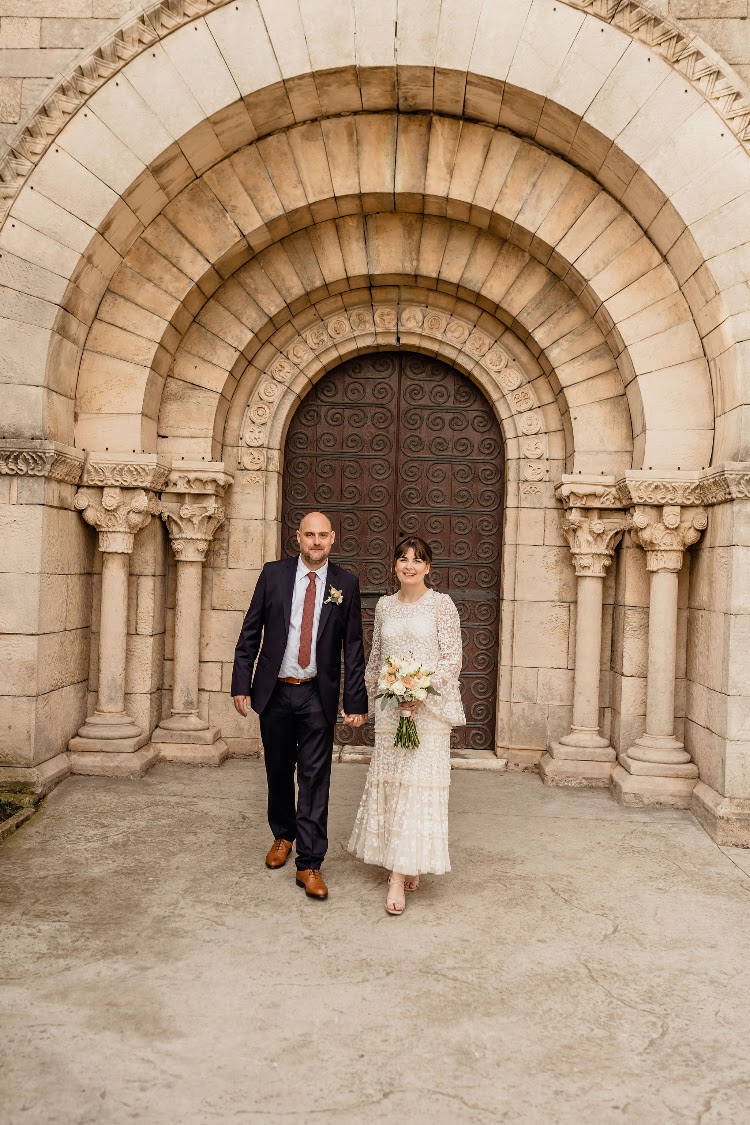 Elope in a Romanesque monastery in Barcelona, Spain — already designed elopement in Spain