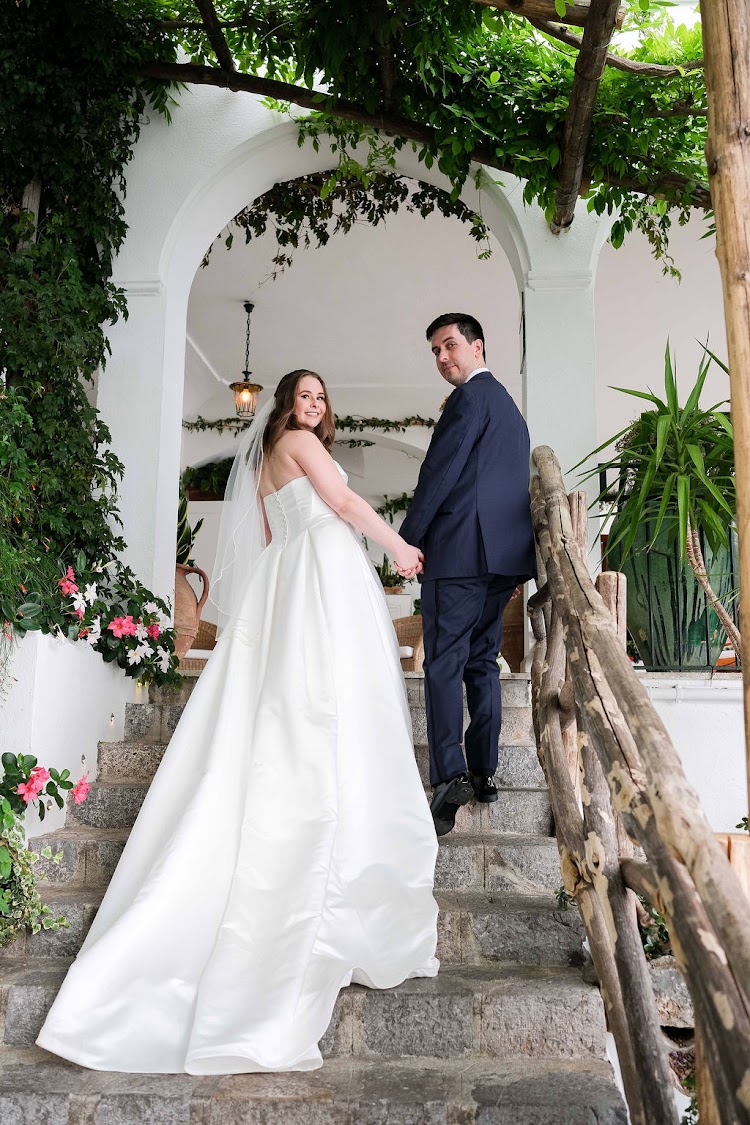 Elope in a hotel garden on the Amalfi Coast — already designed elopement in Italy